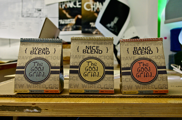 Coffee Packaging Design - The Good Grind Coffee 01